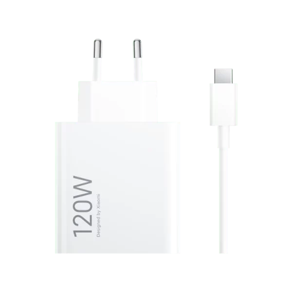 Chargeur Xiaomi 120W HyperCharge Combo Type-A EU / Blanc