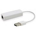 Adaptateur USB 2.0 Vers RJ45 - Blanc