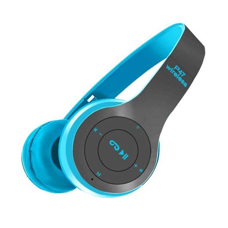 Casque Stéréo Sans Fil OAKORN P47 Bluetooth - Bleu