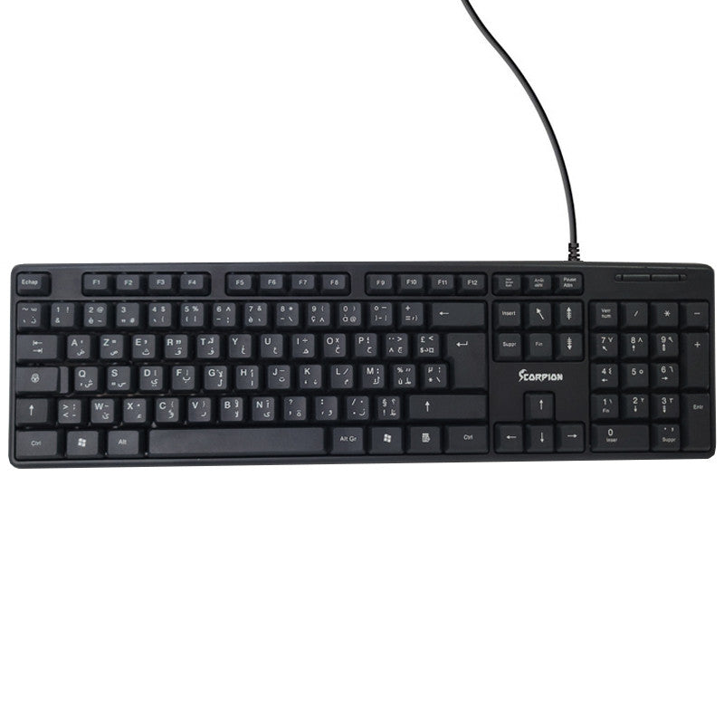 Clavier Multimédia Scorpion 20012 Noir