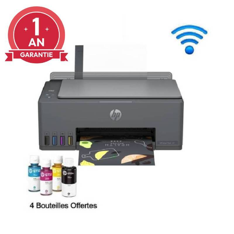Imprimante HP Smart Tank 581 à Réservoir Intégré Wifi