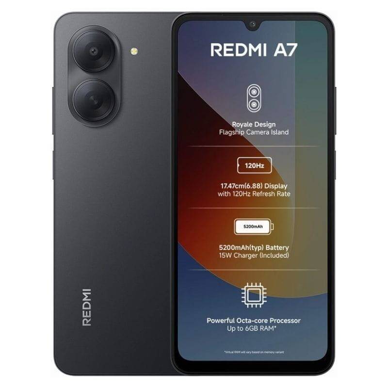 Smartphone Xiaomi Redmi A7 3Go 64Go - Noir