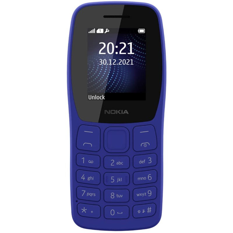 Téléphone Portable NOKIA 105 CRAZY 5 - Bleu