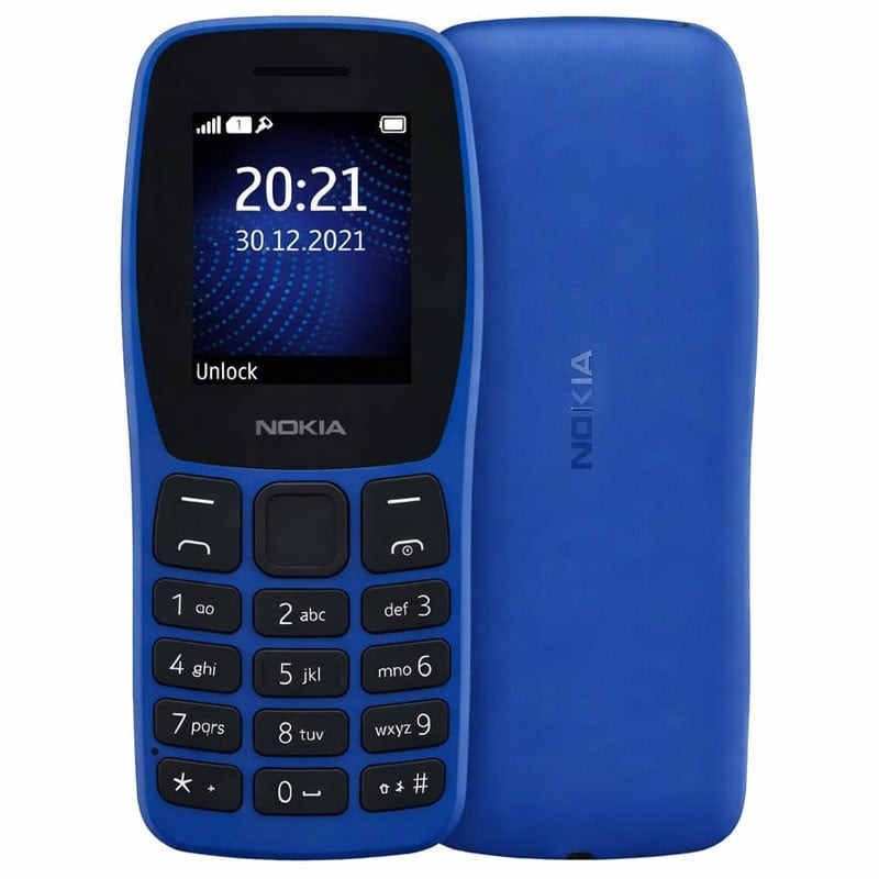 Téléphone Portable NOKIA 105 CRAZY 5 - Bleu